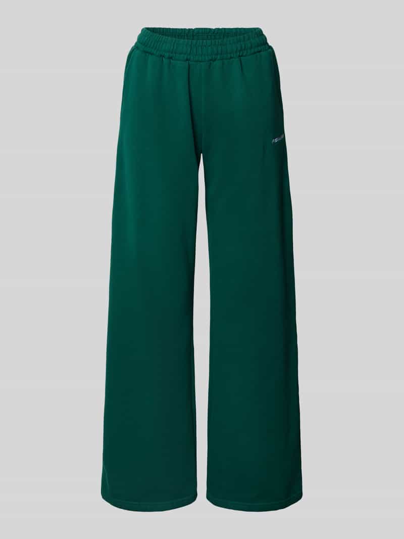 Pegador Wide fit sweatpants met logostitching model 'Anni'