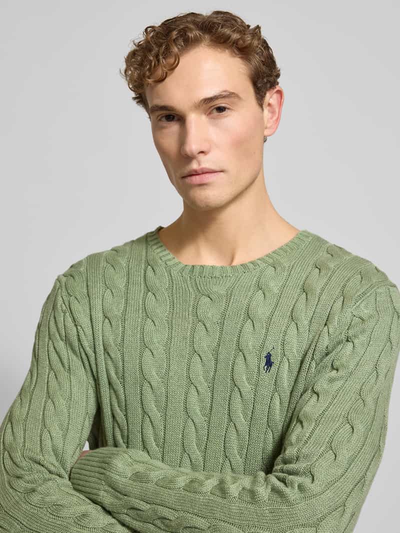 Polo Ralph Lauren Gebreide pullover met labelstitching