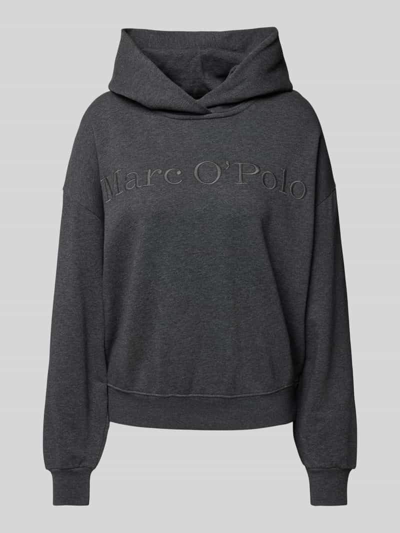 MARC O POLO Hoodie met labelstitching