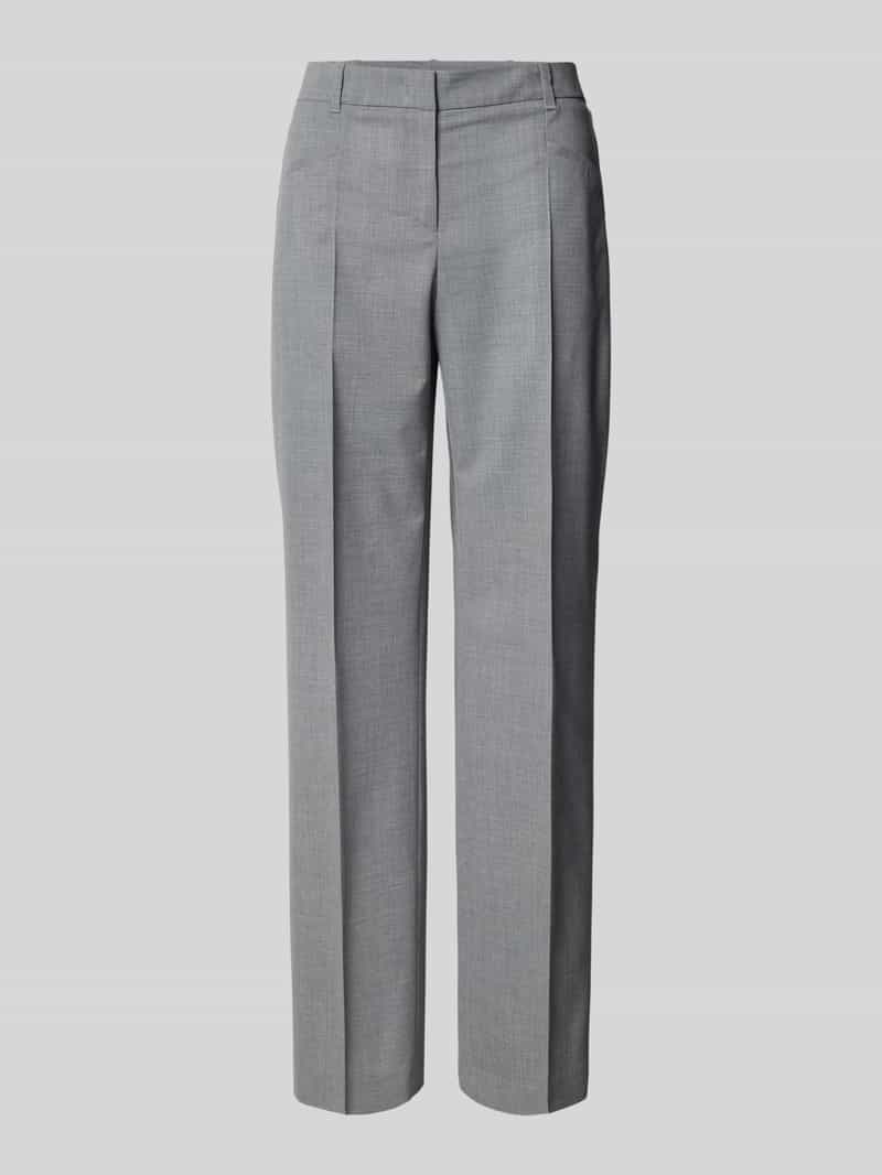 Boss Regular fit pantalon van pure scheerwol