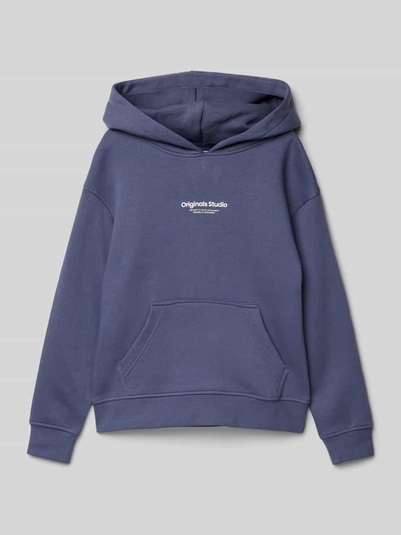 jack & jones Hoodie met labelprint model 'ERBRO'