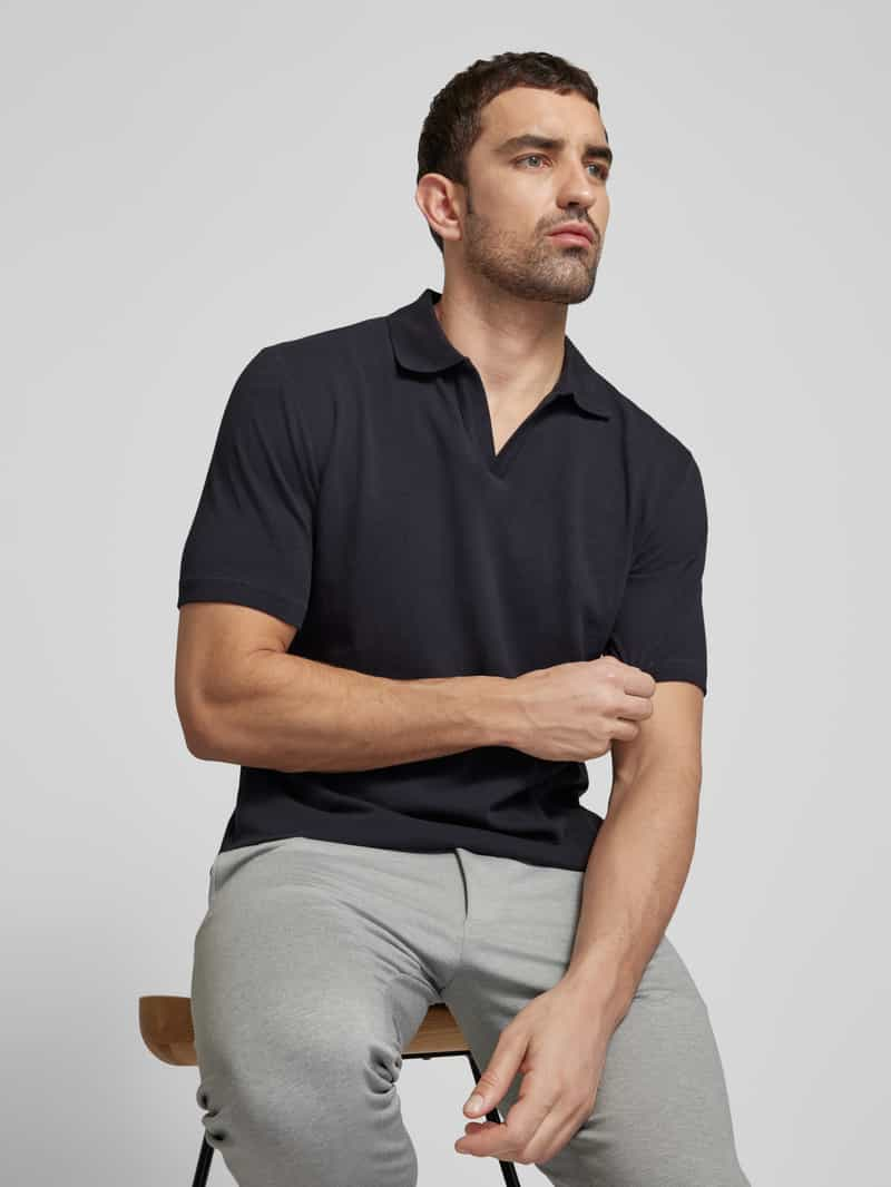 Marc O'Polo Poloshirt met V-hals