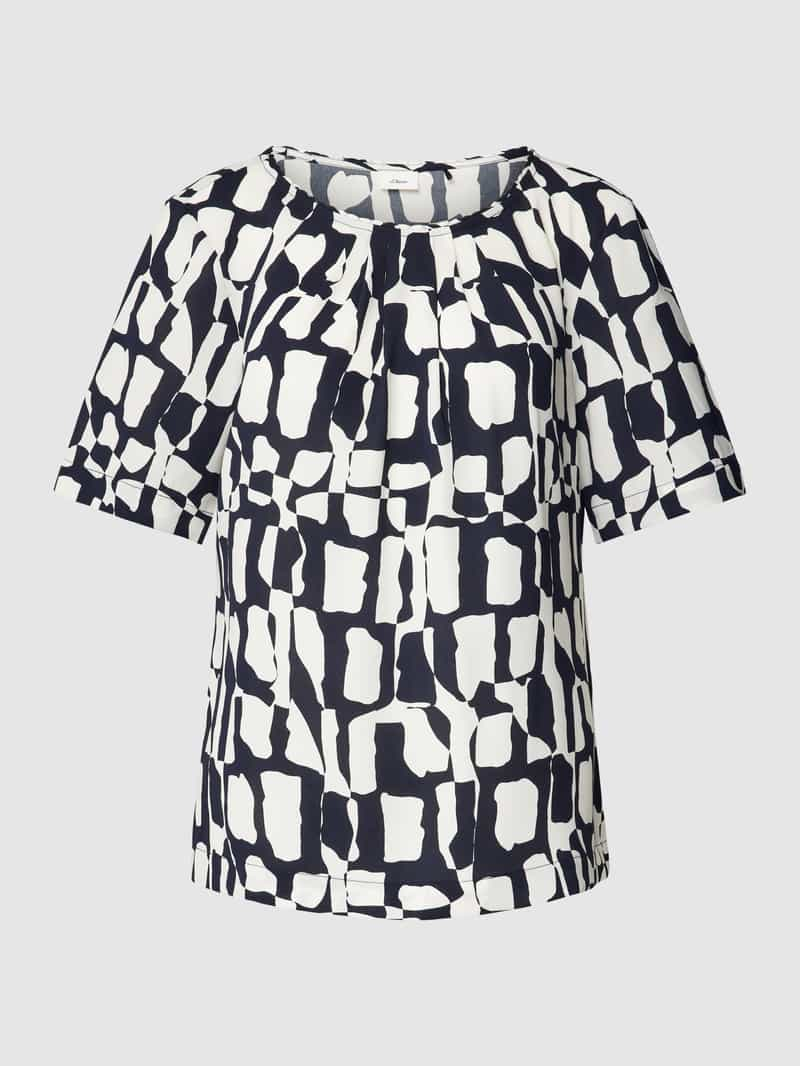 S.Oliver BLACK LABEL Blouseshirt met all-over motief