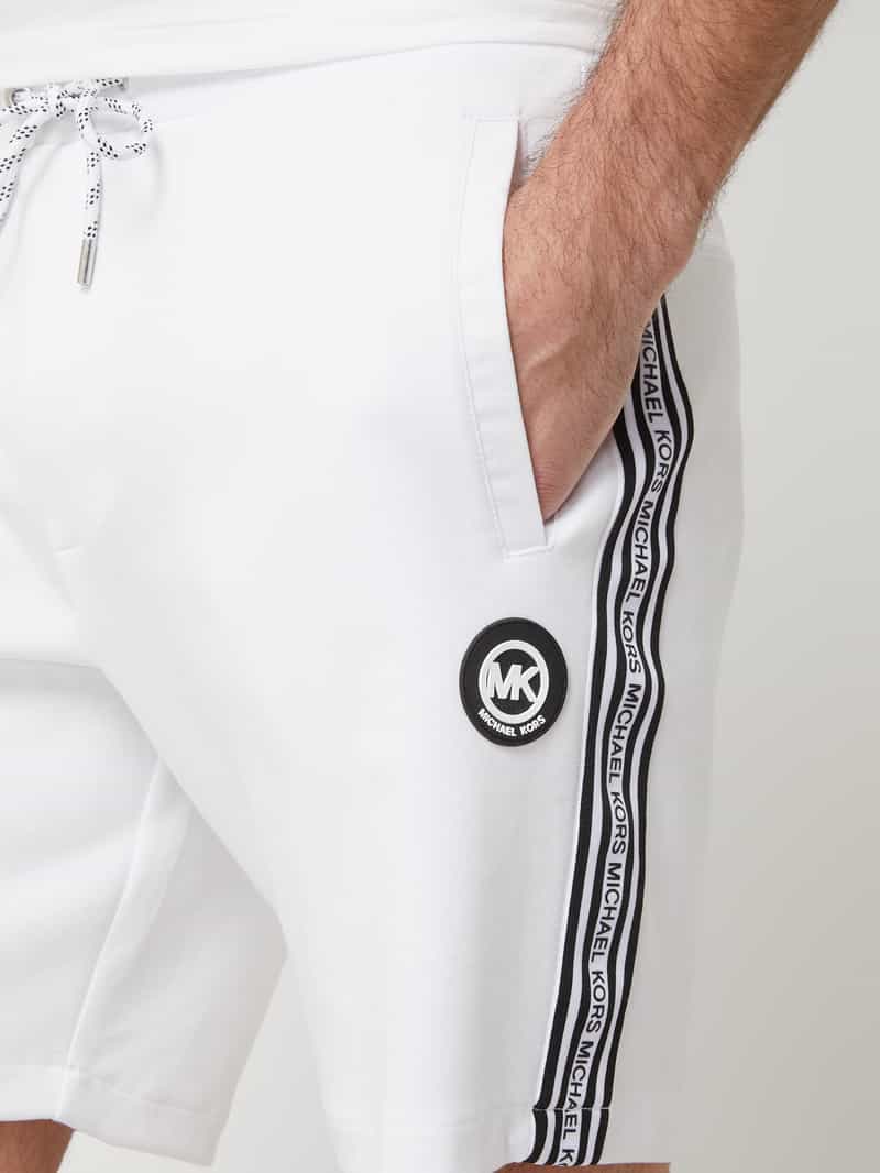 Michael Kors Sweatshorts met logostrepen