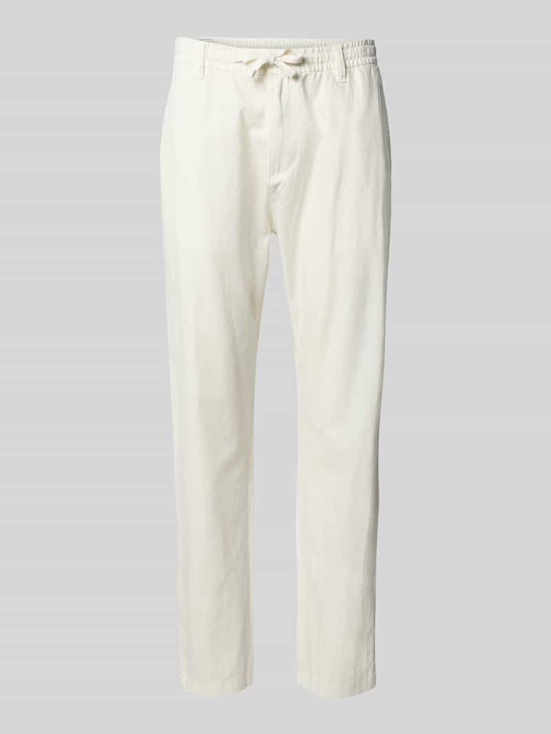 s.Oliver RED LABEL Relaxed fit chino met tunnelkoord