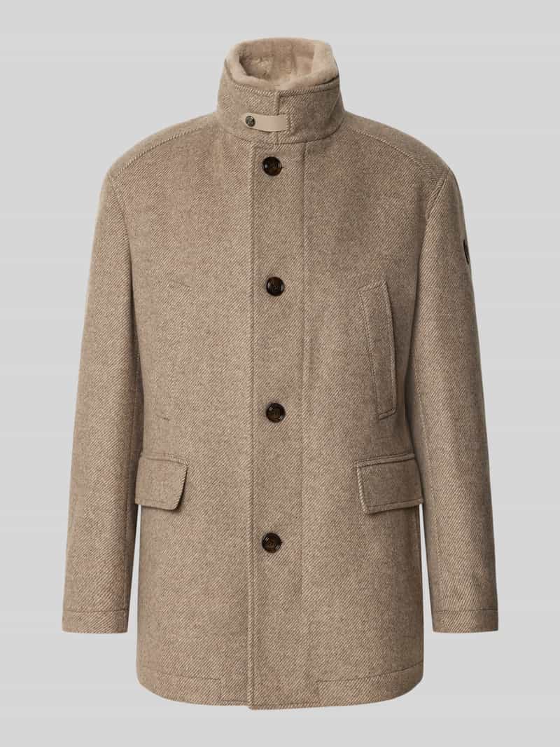 JOOP! COLLECTION Regular fit lange jas van wolmix
