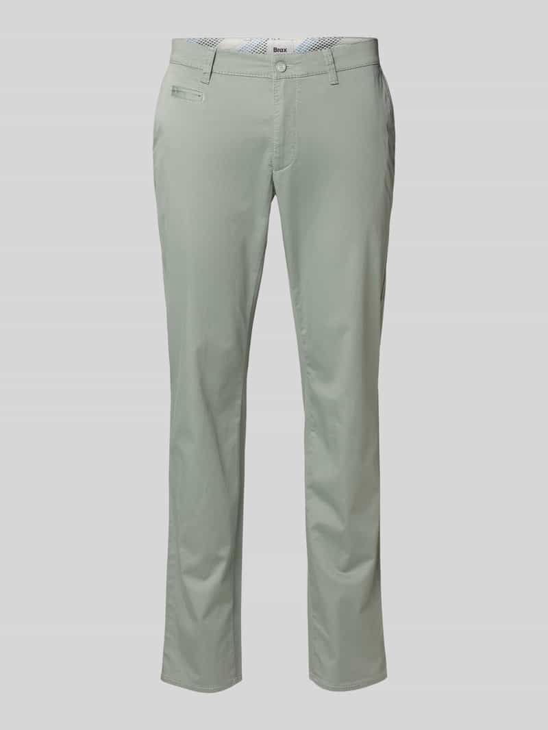 BRAX Regular fit chino met structuurmotief model 'FABIO'