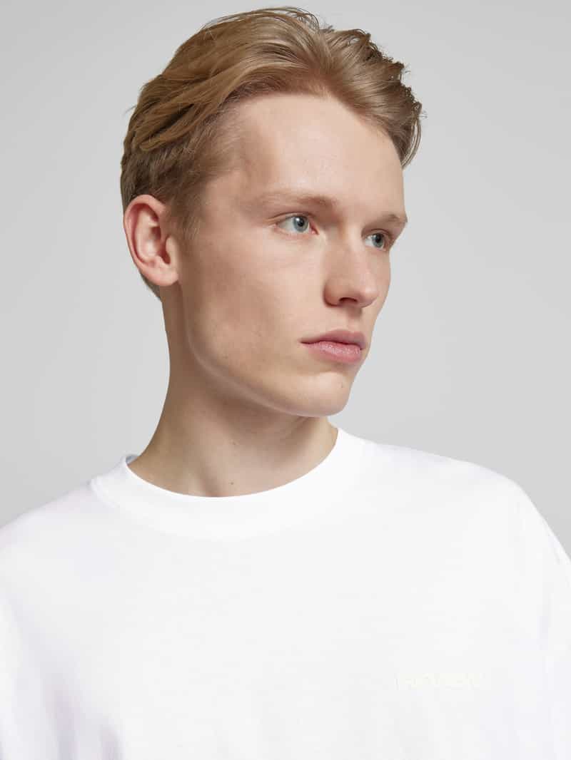 REVIEW Oversized T-shirt met labelprint
