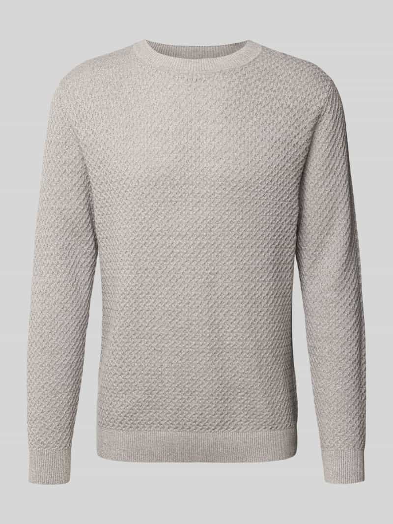 Jack & Jones Premium Gebreide pullover met structuurmotief model 'BARKLEY'