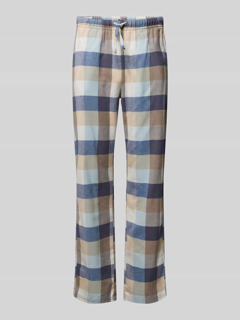 Christian Berg Men Regular fit pyjamabroek van pure scheerwol