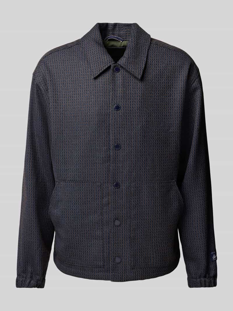 Scotch & Soda Regular fit overhemdjack met opgestikte steekzakken