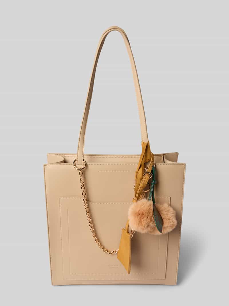 Seidenfelt Shopper met hanger model 'Lyby'