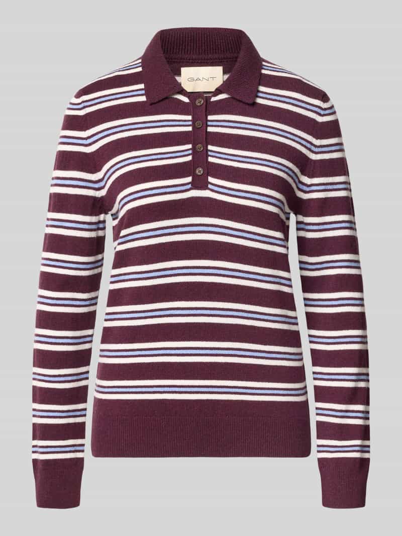 Gant Regular fit pullover van pure wol