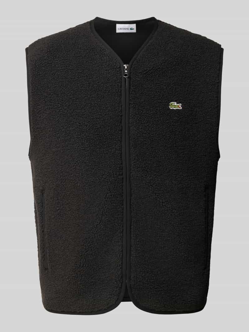 Lacoste Regular fit bodywarmer met logo-applicatie