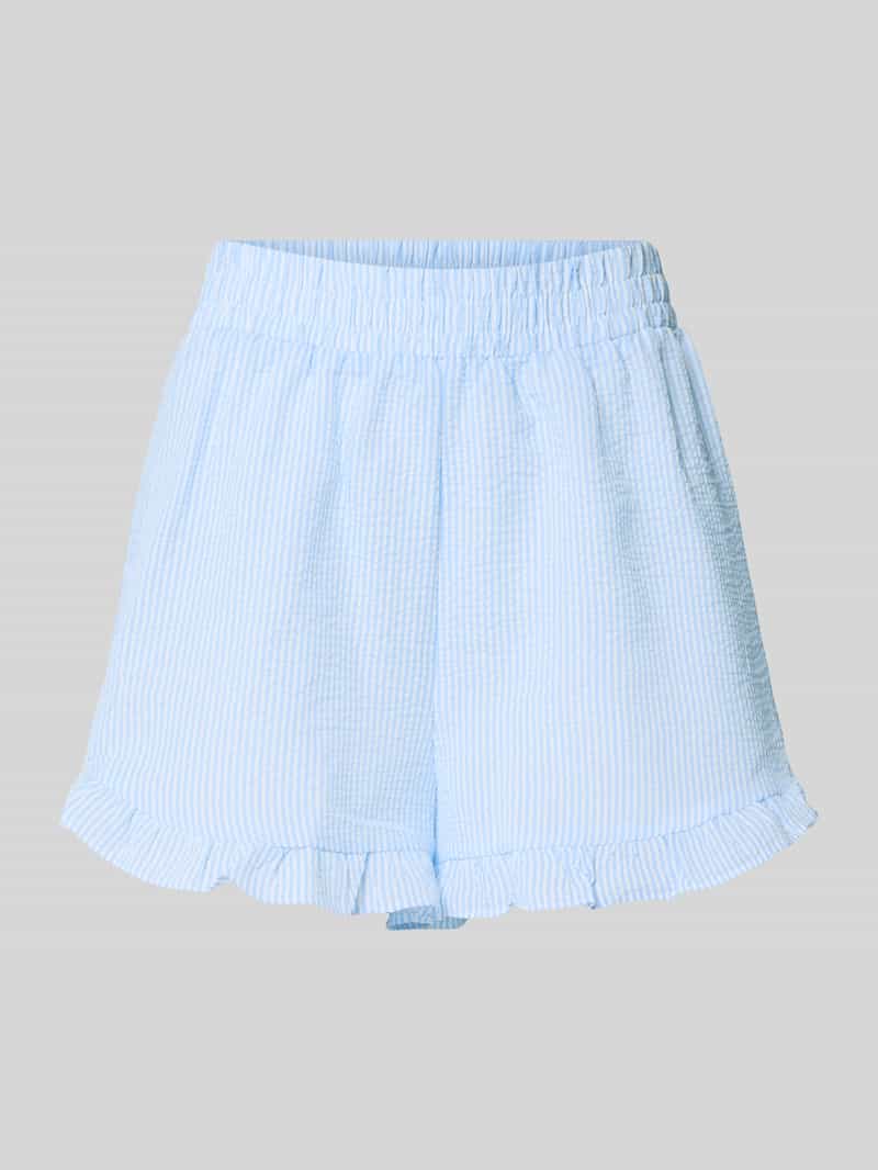 A-view Relaxed fit korte broek met structuurmotief model 'Sonja'