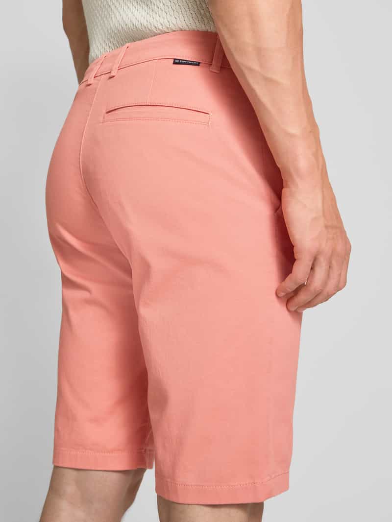 Tom Tailor Slim fit korte chino van katoenmix