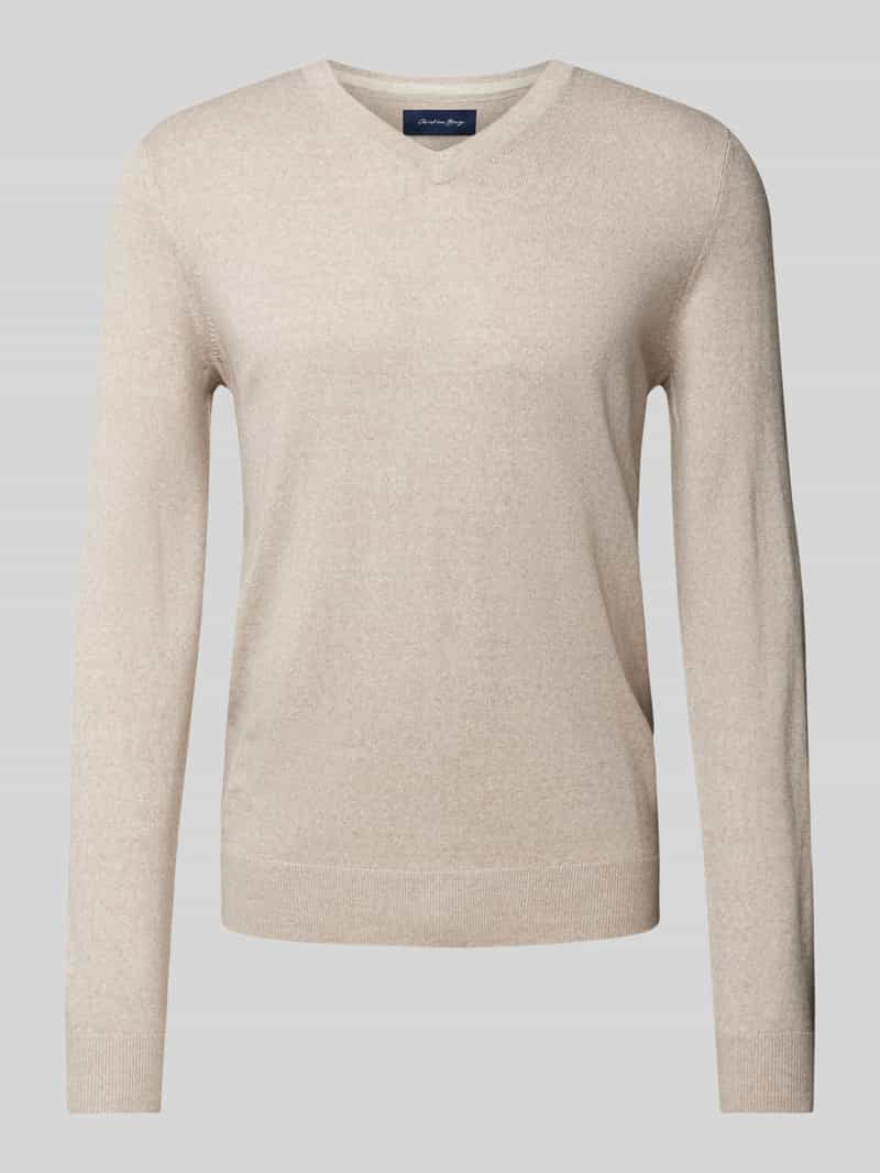 Christian Berg Men Gebreide pullover met V-hals