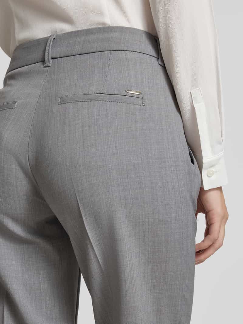 BRAX Straight fit stoffen broek met schapenwol model 'Maron'