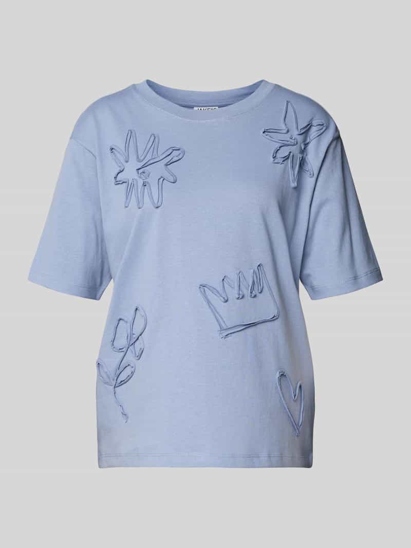 T-shirt met applicaties