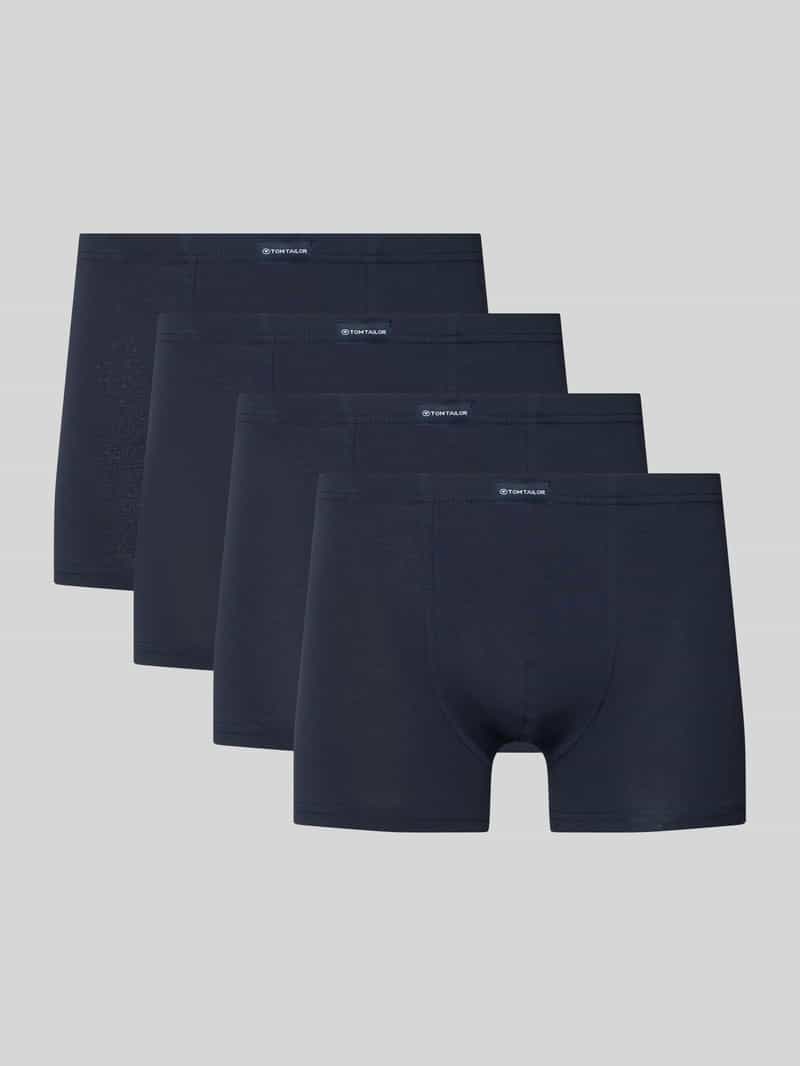 Boxershort met stretch in een set van 4 stuks
