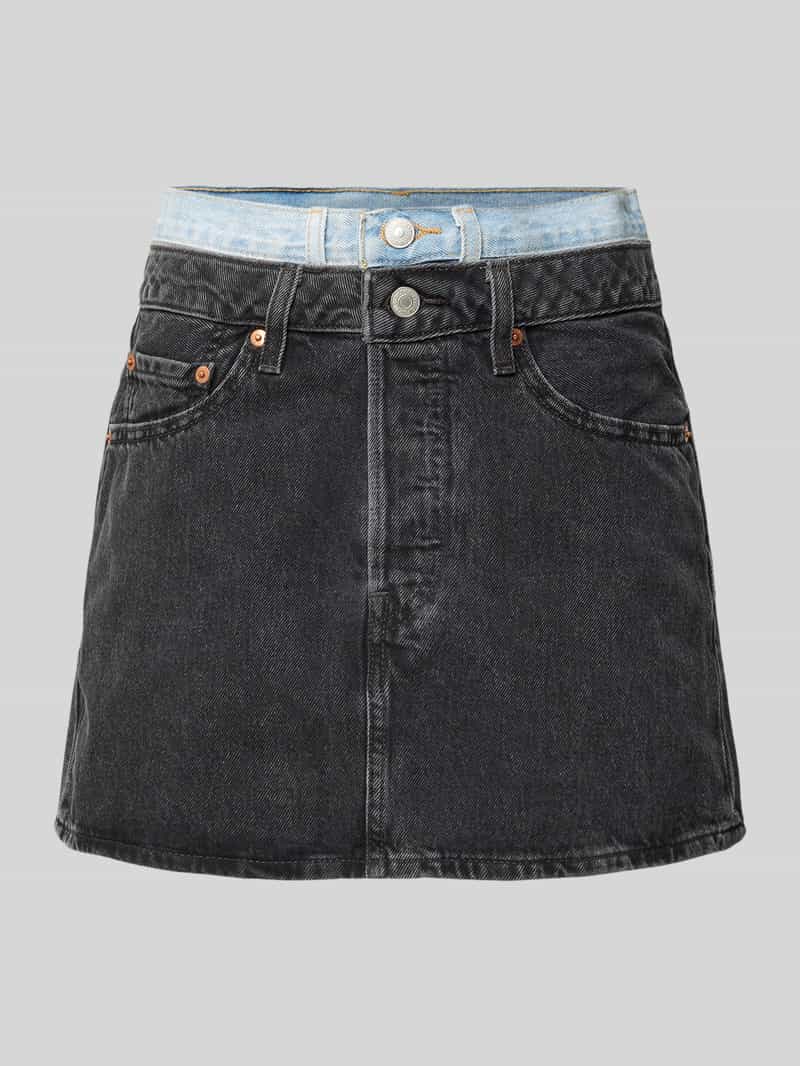 Levi's Jeansrok in dubbele-laagjeslook