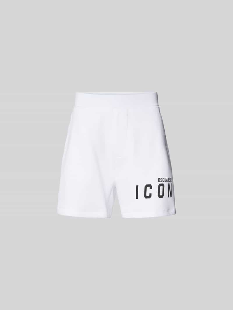 Sweatshorts met elastische band