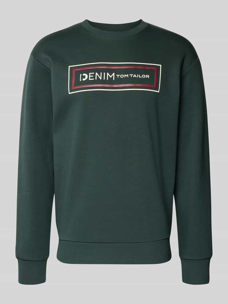 Tom Tailor Denim Regular fit sweatshirt van katoenmix