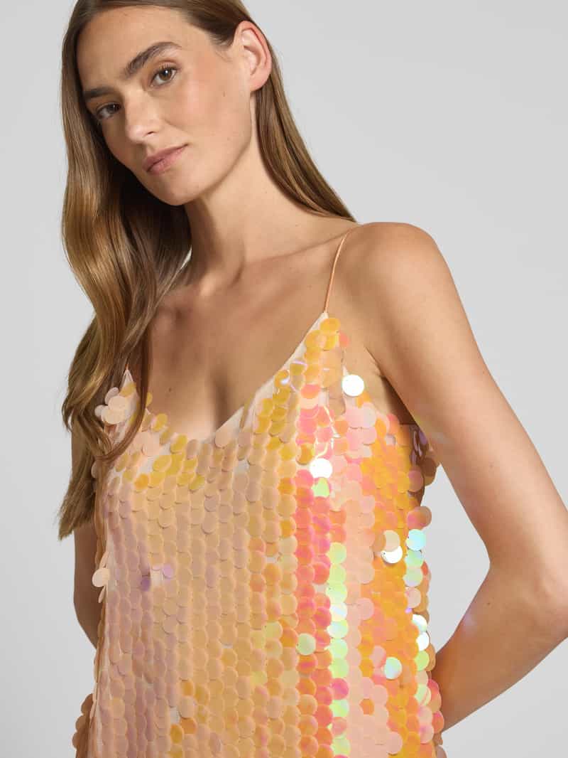 moves Mini-jurk met pailletten model 'Balista'