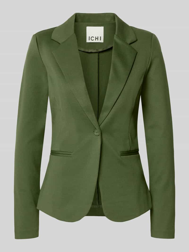 Ichi Slim fit blazer met paspelzakken model 'KATE'