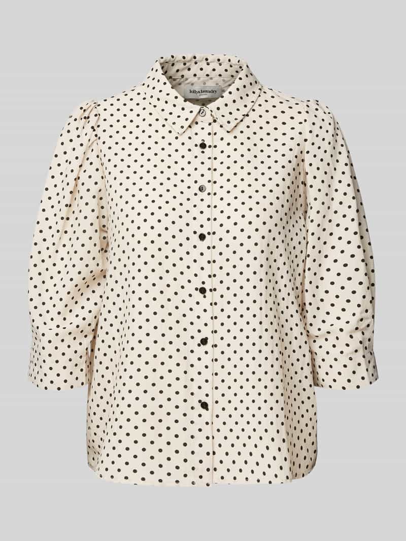 LOLLYS LAUNDRY Overhemdblouse met knoopsluiting model 'Bono'