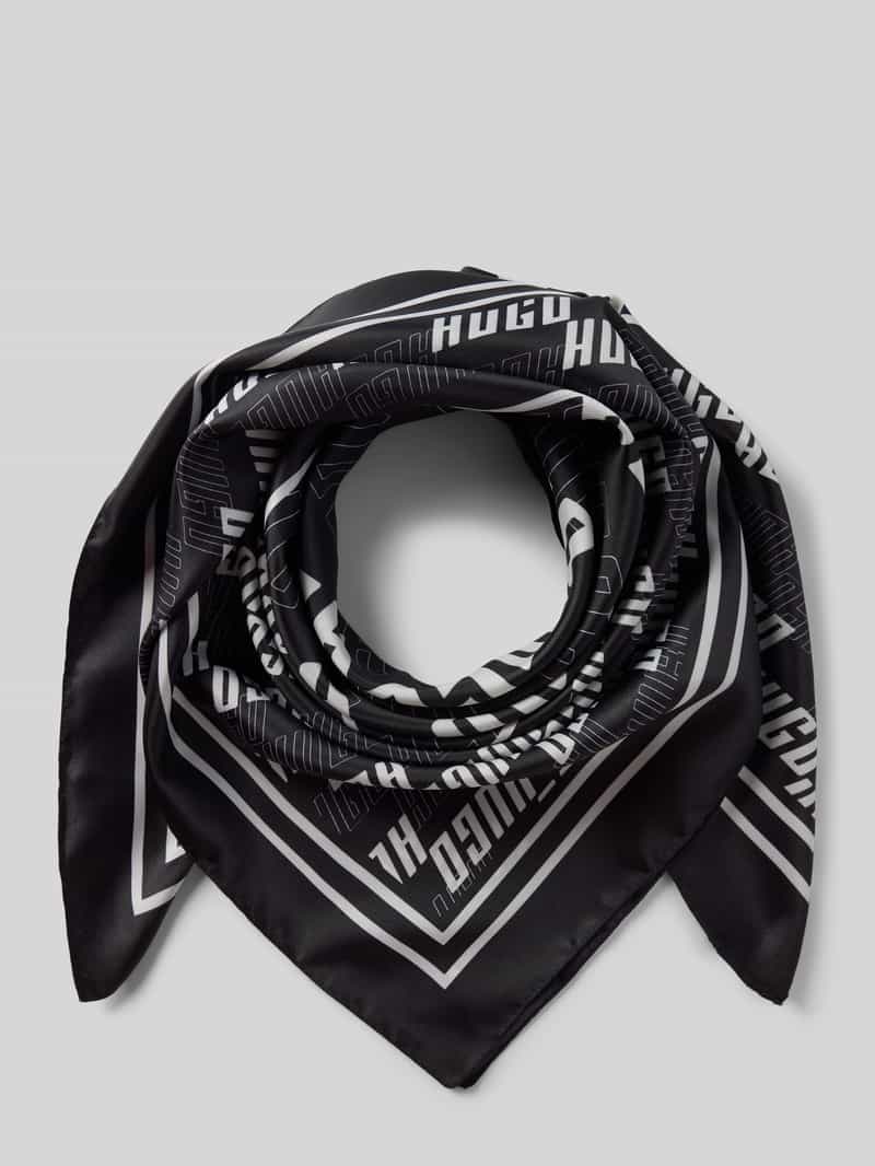 HUGO Sjaal met labeldetails model 'Auraize'