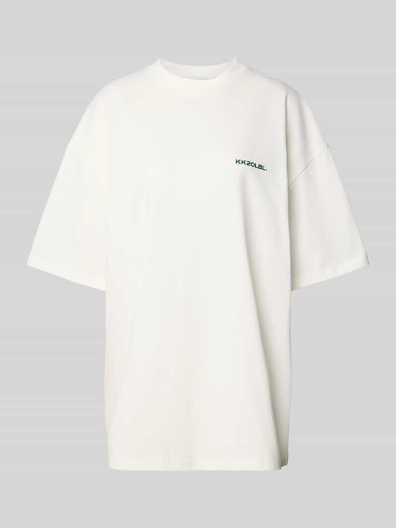 Karo Kauer Oversized T-shirt met labelprint