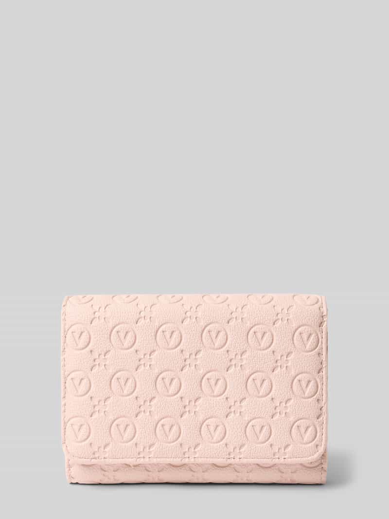 VALENTINO BAGS Portemonnee met all-over reliëflogo model 'Samba'