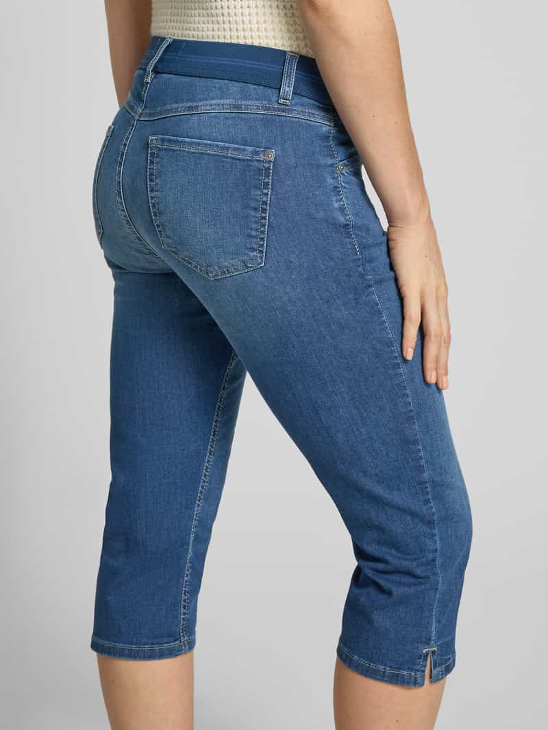 Angels Regular fit capribroek met elastische band model 'Ana'