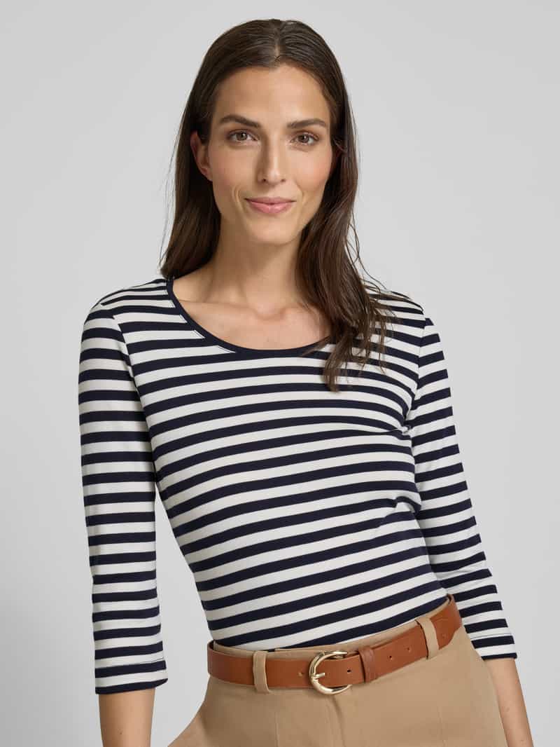Christian Berg Woman T-shirt met 3 4-mouwen en ronde hals