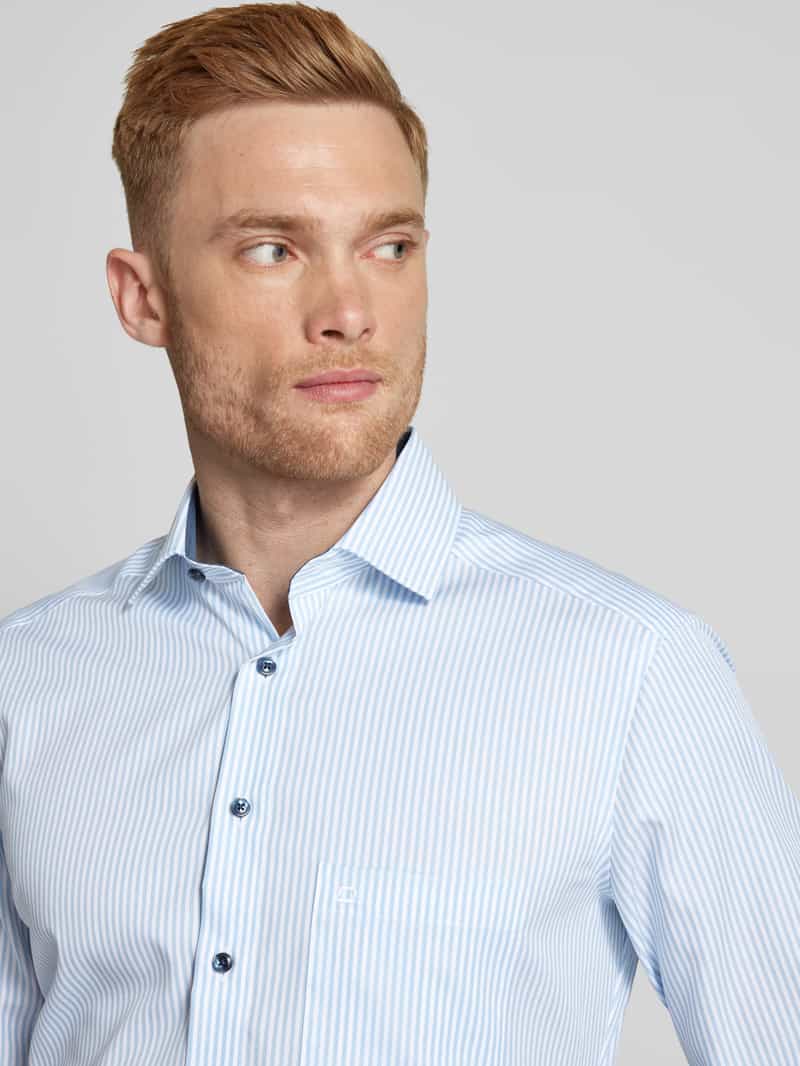 Olymp Modern fit zakelijk overhemd met kentkraag