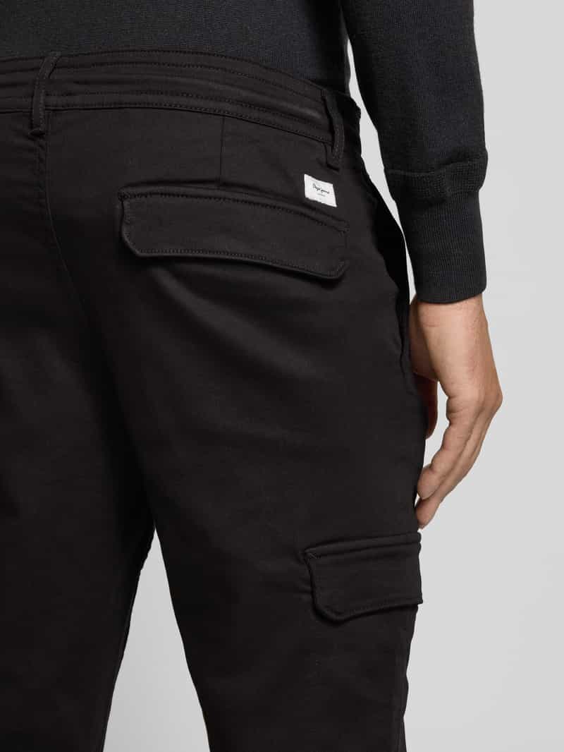 Pepe Jeans Regular fit cargobroek met elastische band model 'Gymdigo'