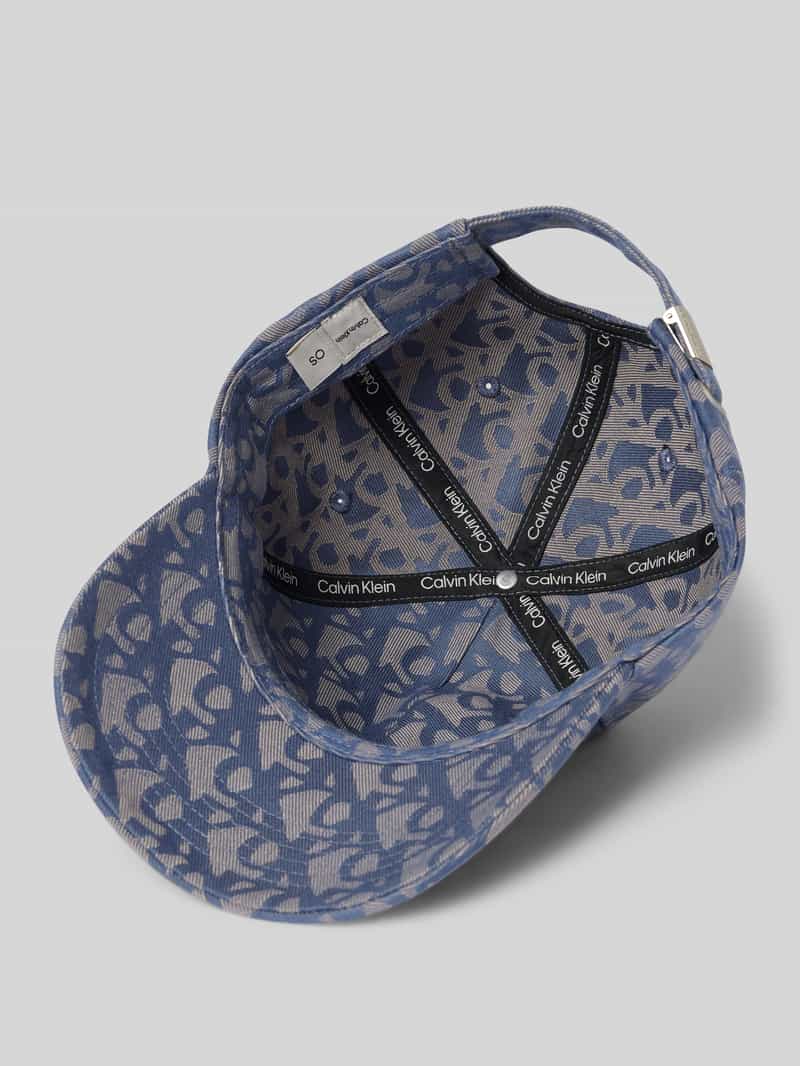 CK Calvin Klein Baseballpet met label- en structuurmotief