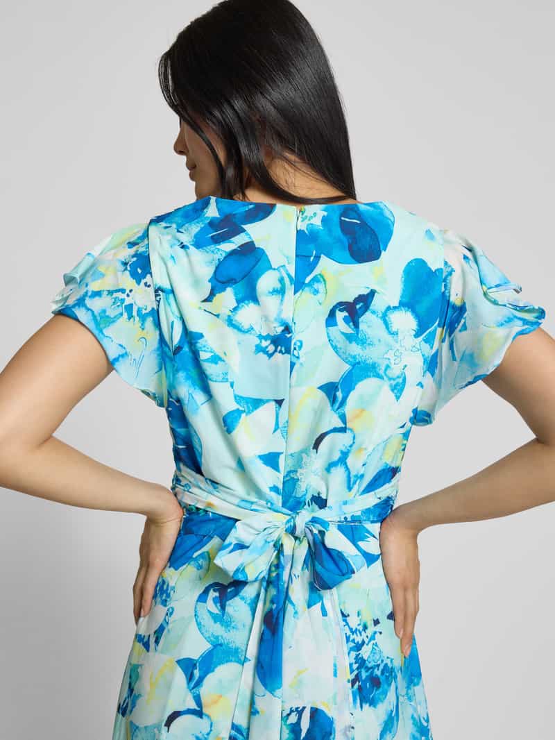 Adrianna Papell Cocktailjurk met plooien opzij