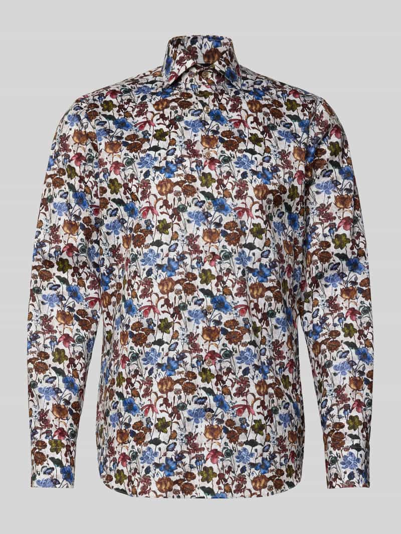 OLYMP SIGNATURE SLIM FIT Slim fit zakelijk overhemd met kentkraag model 'Savio'