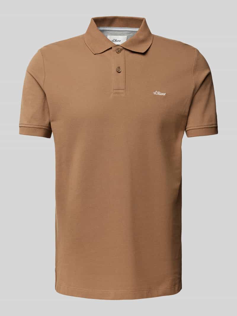 s.Oliver RED LABEL Regular fit poloshirt van katoenpiqué