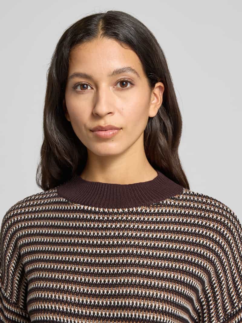 Opus Gebreide pullover met ribboorden model 'Peipina'