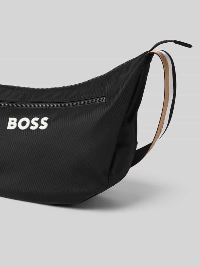 Boss Schoudertas met contrasterend logo