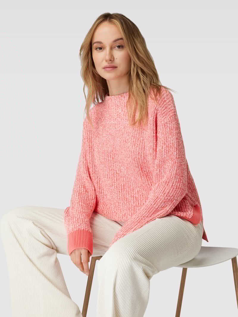Opus Gebreide pullover met boothals model 'Partano'