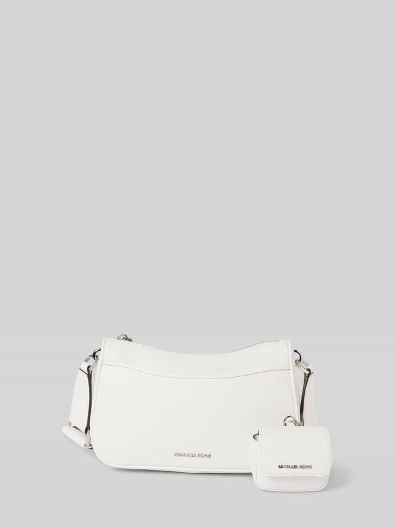 MICHAEL Kors Handtas van leer met labelapplicatie model 'JET SET'