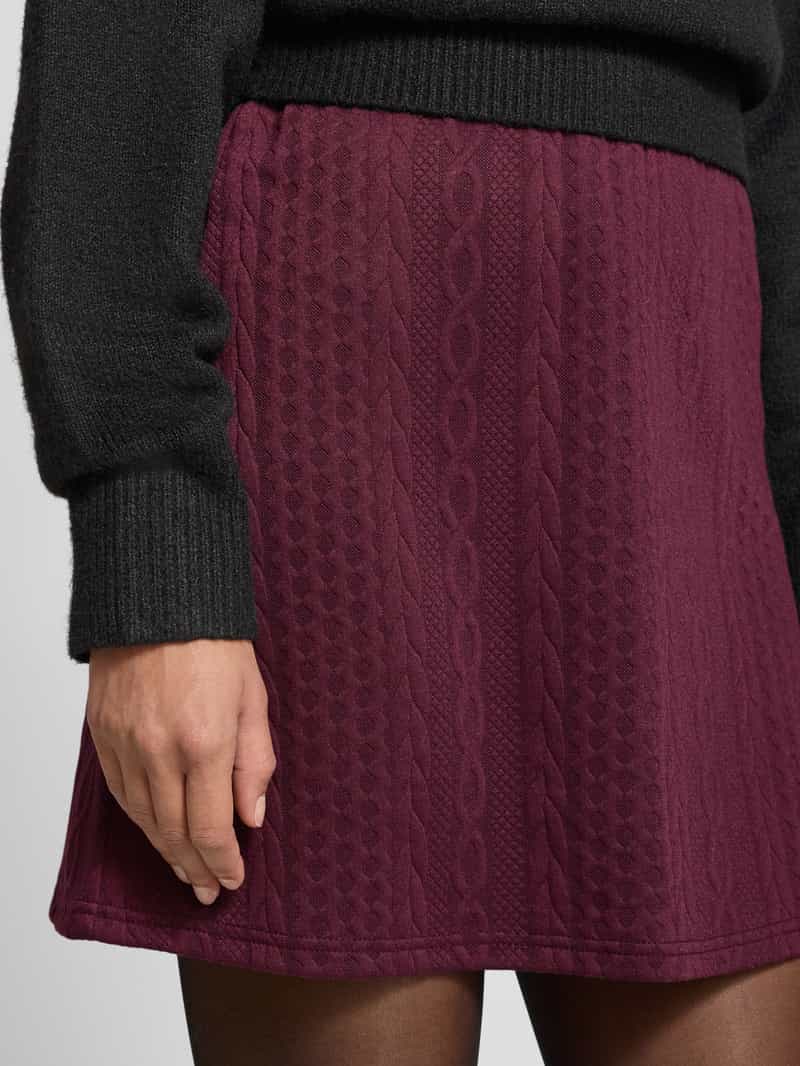 Vero Moda Uitlopende minirok met structuurmotief model 'JANNI'