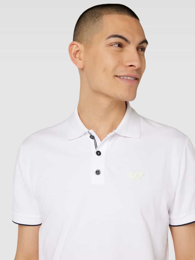 AlphaTauri Poloshirt met labeldetail model 'JUNX'