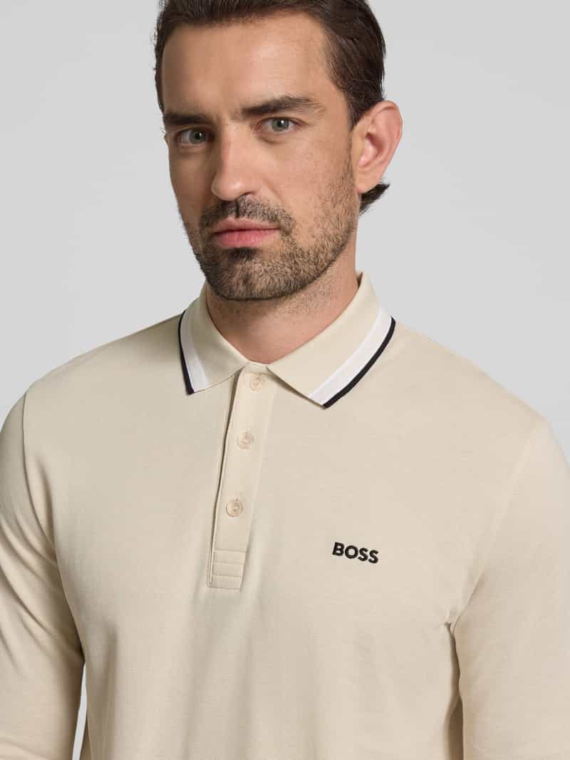 BOSS Green Regular fit poloshirt van puur katoen