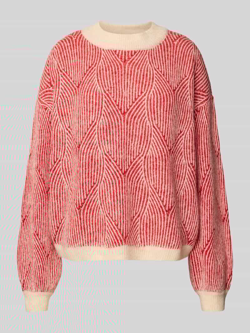 Pieces Trui met ronde hals PCJENNA LS O-NECK KNIT NOOS BC