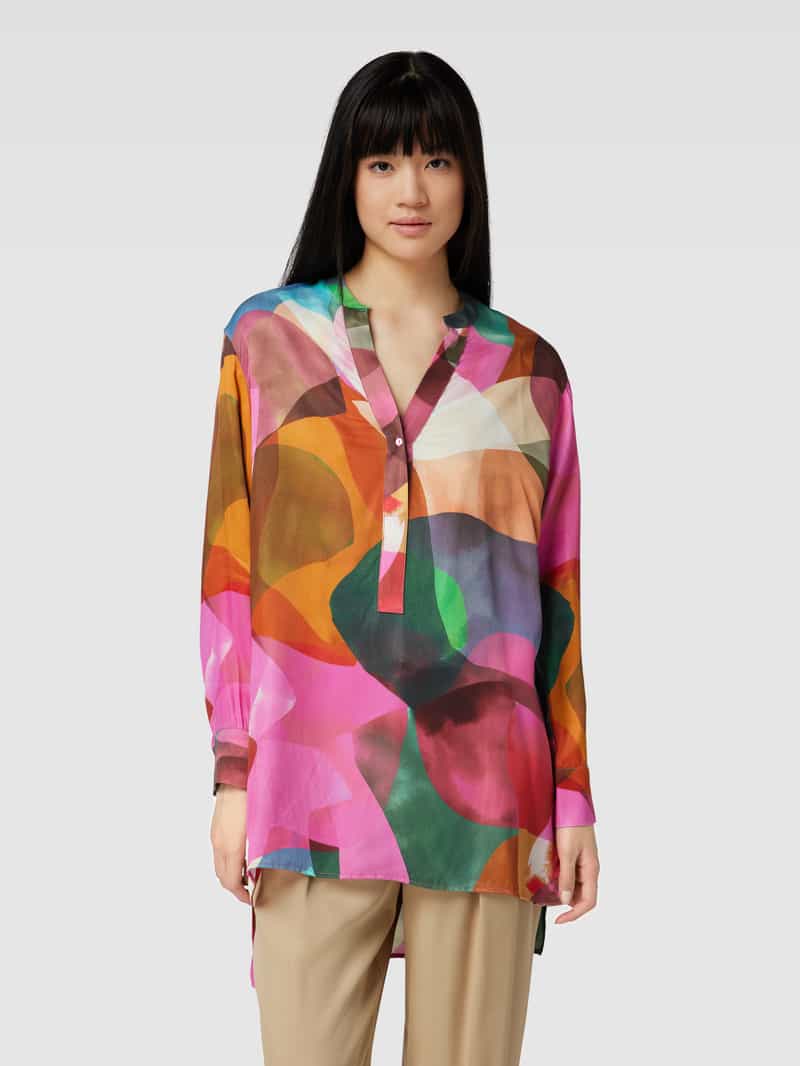 Blouse van viscose met all-over motief Better Rich